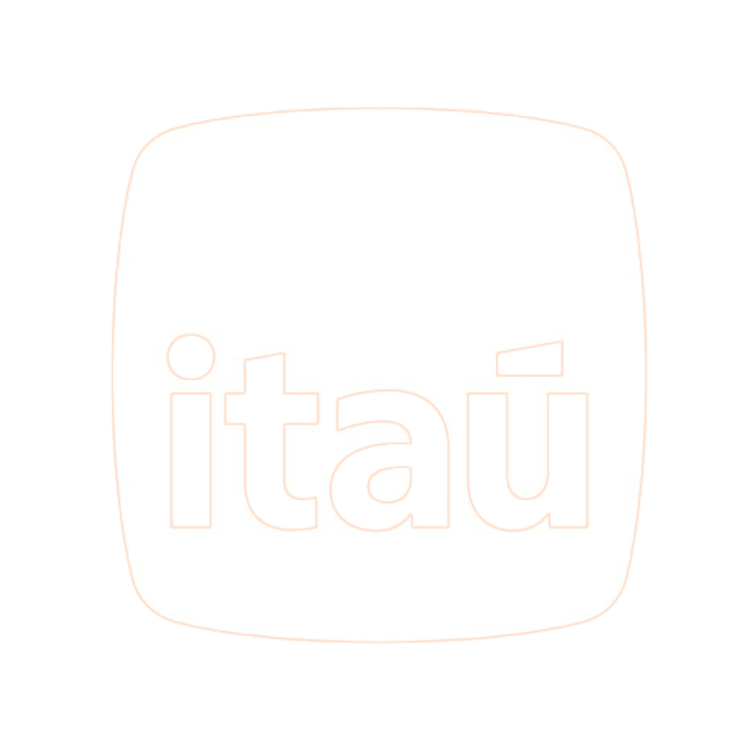 LOGO ITAU BRANCA PNG