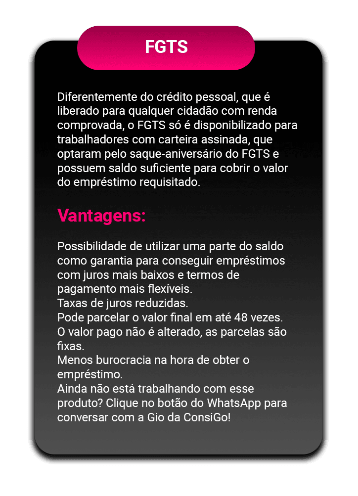 PRODUTOS_EMPRESTIMO_FGTS