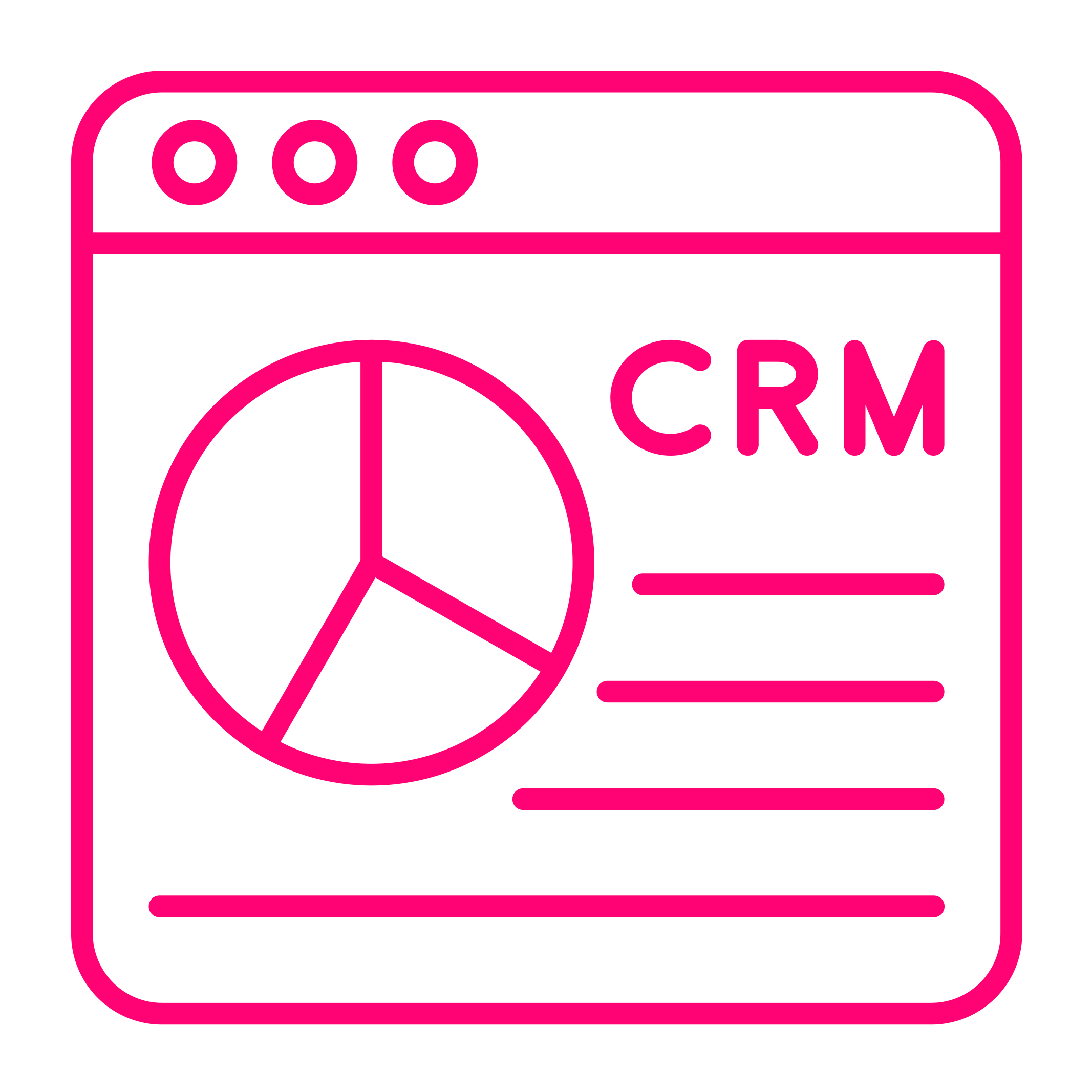 Ícone de CRM com leads